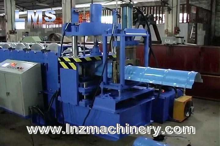 LMS METAL RIDGE CAP ROLL FORMING MACHINE